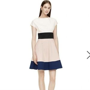 Kate Spade color block fiorella dress size 2 NWT